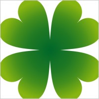 Pierig Four Leaf Clover clip art