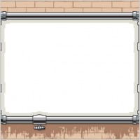 pipes on the wall frame vector