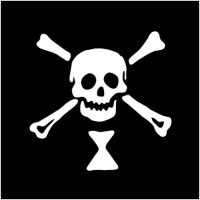 pirate flag clipart