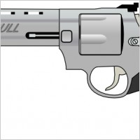 Pistol Gun clip art