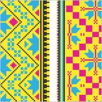pixel pattern 02 vector