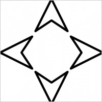 Plain Direction Arrows clip art