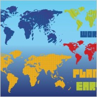 Planet Earth Vector Maps