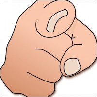 Pointing Finger clip art