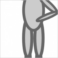 Pointing Person clip art