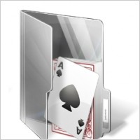 Poker card folder