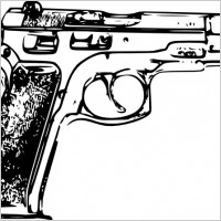 Police Gun clip art