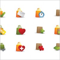 practical bag icon vector