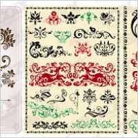 Practical classical pattern vector material