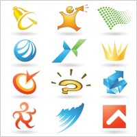 practical logo template vector 2 graphics