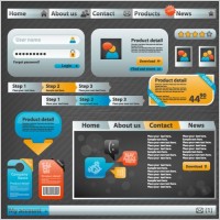 practical web design elements 05 vector