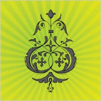 Psychedelic Flower Ornaments