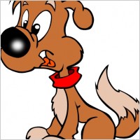Puppy Cartoon clip art
