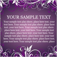 purple lace vector fashion