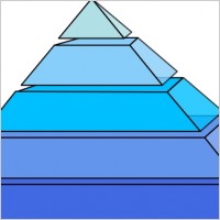 pyramid shape clipart