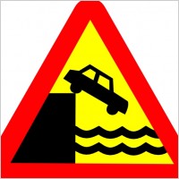 Quary Warning clip art