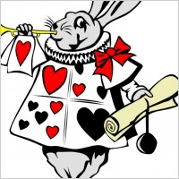 Rabbit From Alice In Wonderland clip art