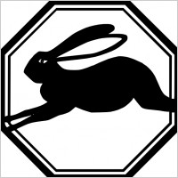 Rabbit Running Animal clip art