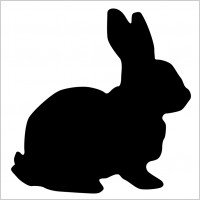 Rabbit Silhouette