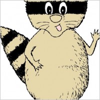 Raccoon clip art