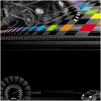 racing theme background pattern 03 vector
