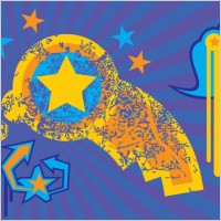 Radiant Sky Vector Clip Art