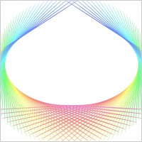 Rainbow abstract element