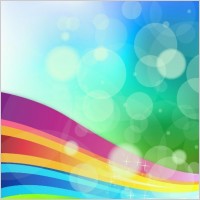 Rainbow Background Vector Illustration