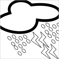 Rainning  clip art