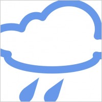 Rainy Weather Symbols clip art