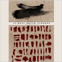 Real Brush Strokes Set