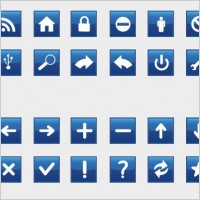 Rectangle Blue Signs 