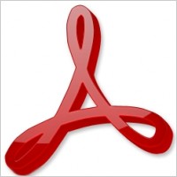 Red acrobat reader