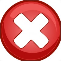 Red Cross X clip art