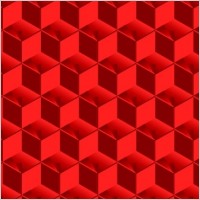  Red Cubed Pattern