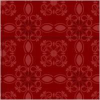 Red floral pattern