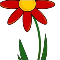 Red_flower clip art