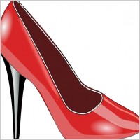 Red Shoe clip art