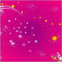 Red stars Background