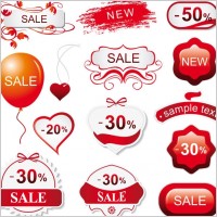 red theme vector goods