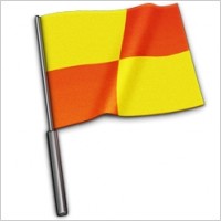 Referee flag