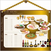 restaurant menu design 02 vector