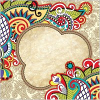 retro pattern border 02 vector