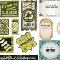 retro vector to do the old label