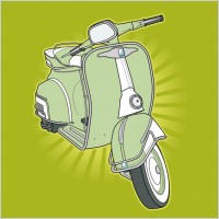 Retro Vespa