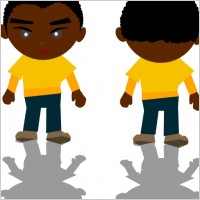 Ricardo Black Boy Png clip art