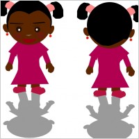 Ricardo Black Girl Png clip art