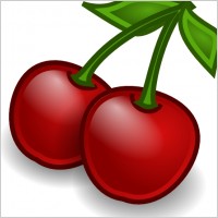 Rocket Fruit Cherries clip art
