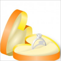 Rockraikar Wedding Ring In A Box clip art