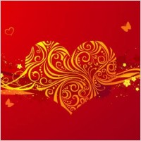 romantic valentine day heartshaped pattern vector background
